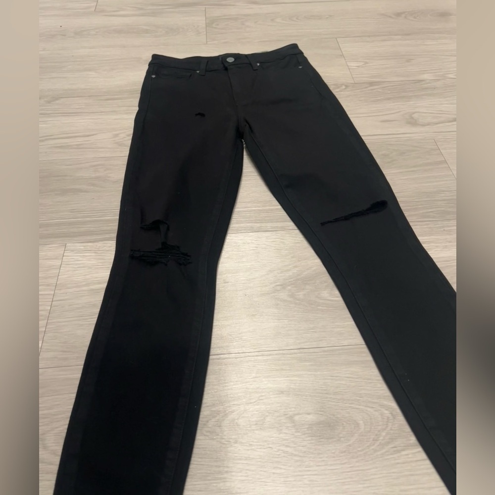 New Paige distressed ankle jeans - Picture 2 of 9